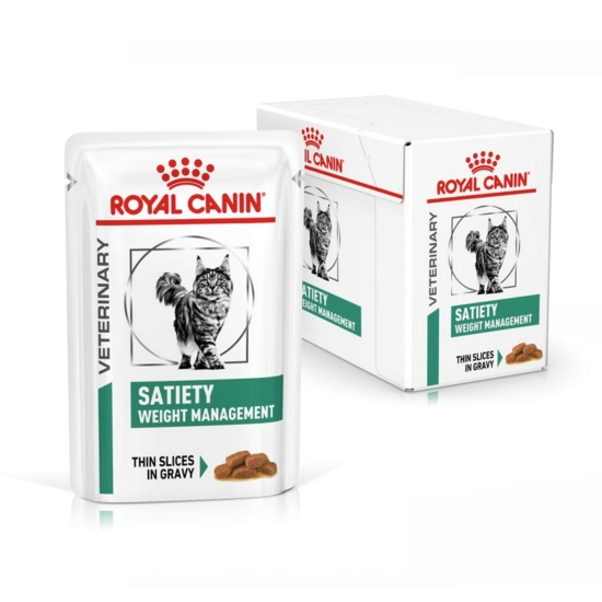 Royal Canin Satiety Weight Management alutasak túlsúlyos macskáknak 12x85g
