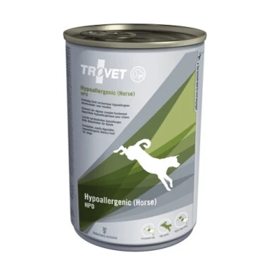 Trovet HPD Hipoallergén konzerv kutyáknak Lóhús Burgonya 400 g