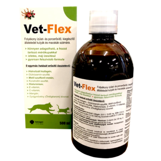 Vet-Flex ízesített ízület- és porcerősítő kutya macska részére