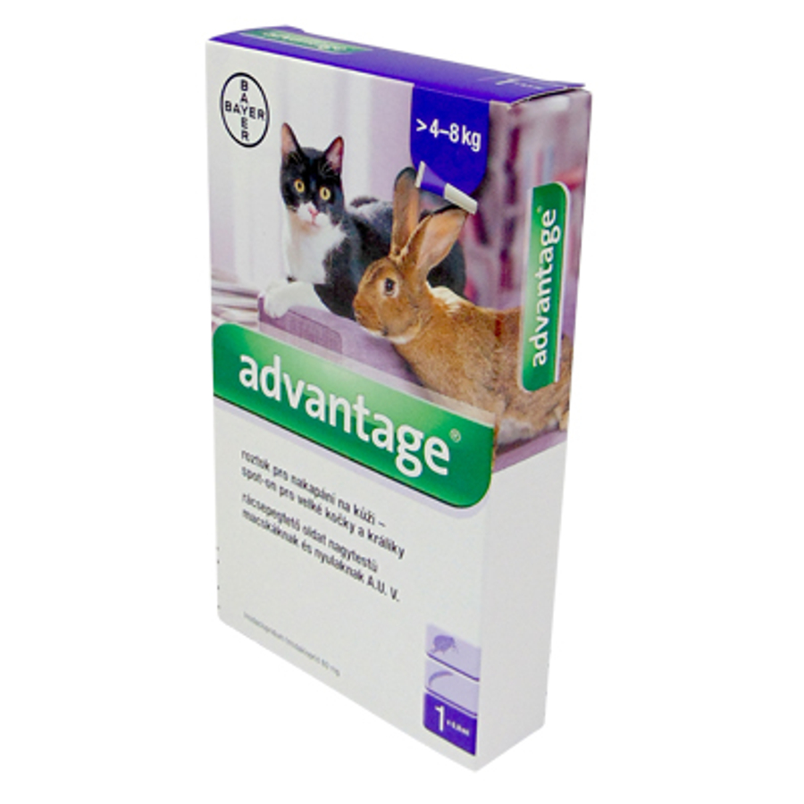 Advantage Spot On macskáknak 4kg felett 1X