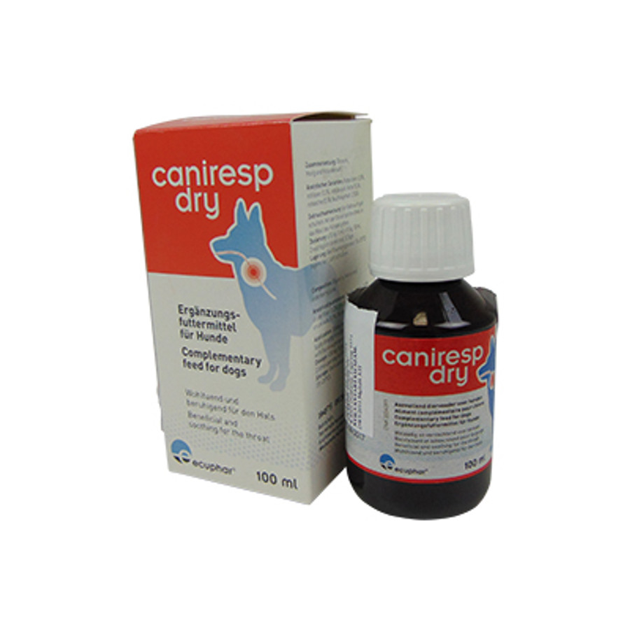 Caniresp Dry oldat kutya száraz köhögés kezelésére 100 ml Caniresp Dry oldat kutya száraz köhögés kezelésére 100 ml