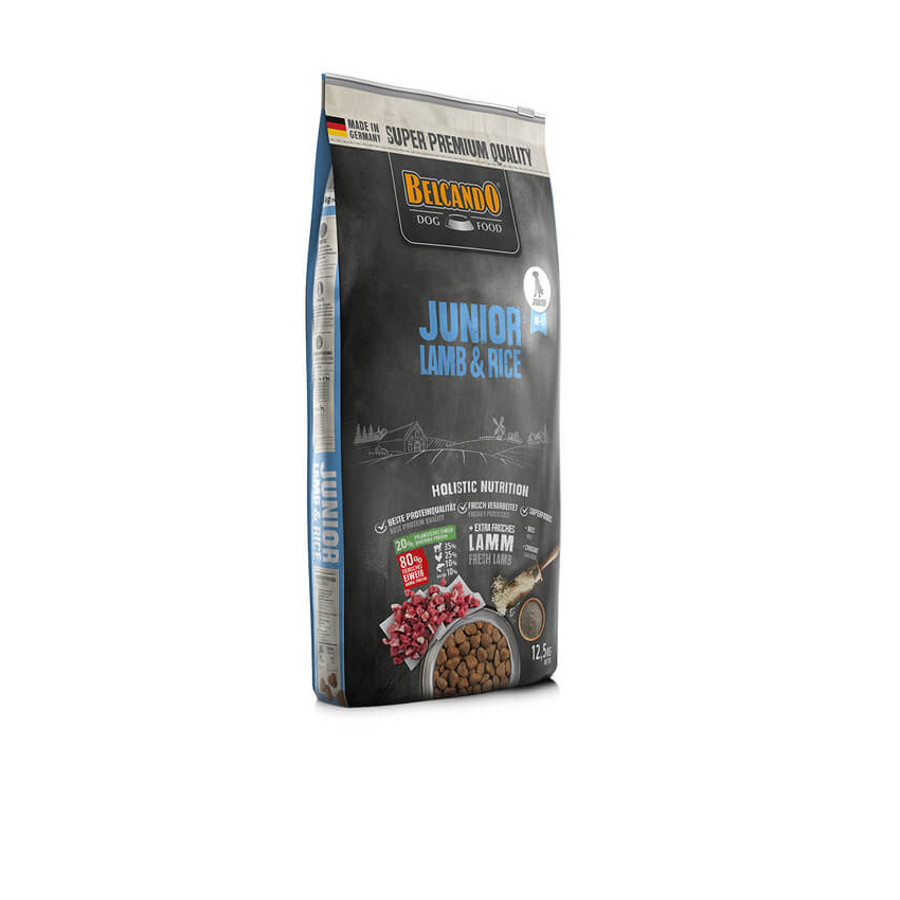 Belcando Bárány-Rizs Száraztáp Junior Kutyának 12,5 kg
