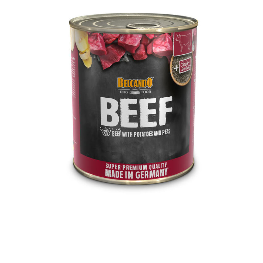 Belcando Marhahús Burgonya-Borsó konzerv Kutyáknak 800 g