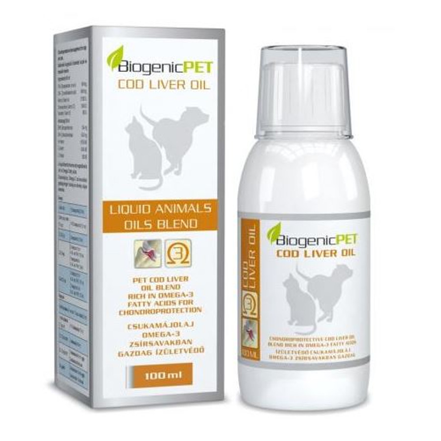 BiogenicPet - Csukamájolaj 100 ml