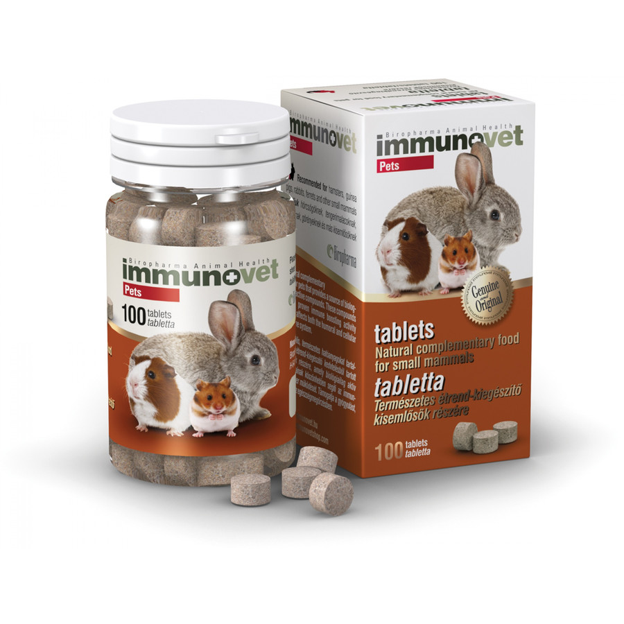 Immunovet Pets immunerősítő tabletta kisemlősöknek 100 db Immunovet Pets immunerősítő tabletta kisemlősöknek 100 db