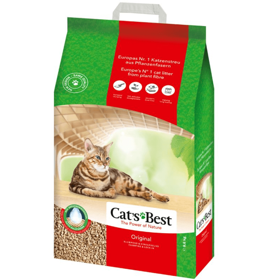 Cat's Best Original növényi alapú macskaalom 20L / 8,6 kg