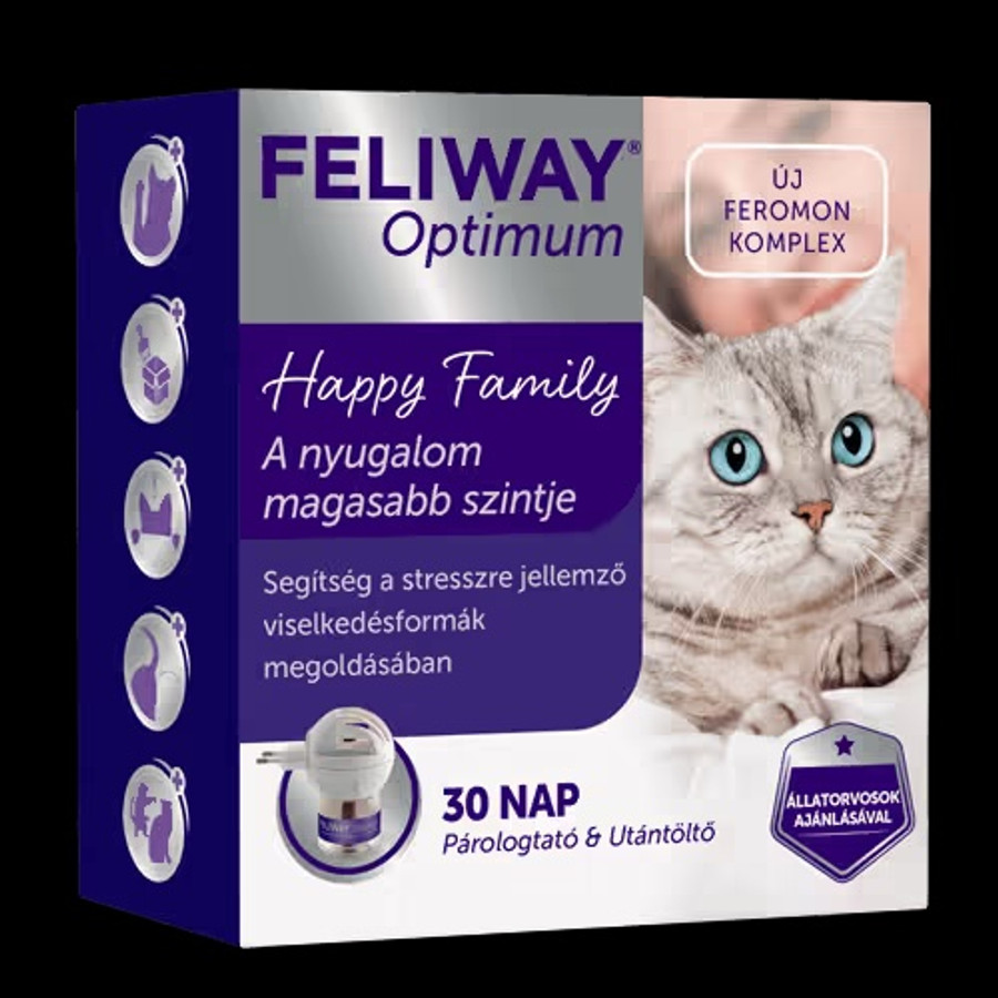 Feliway Optimum Párologtató készülék és utántöltő szett 48ml