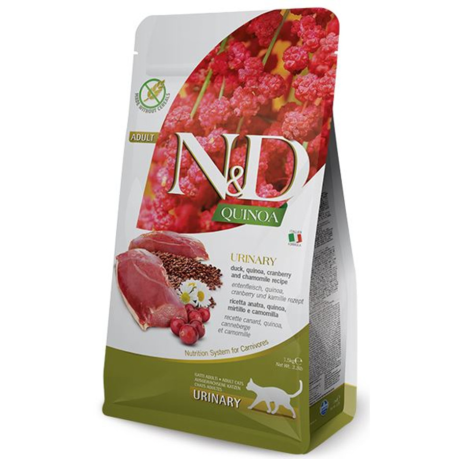 N&D Cat Quinoa - Húgyutak védelme Kacsa száraztáp 300 g
