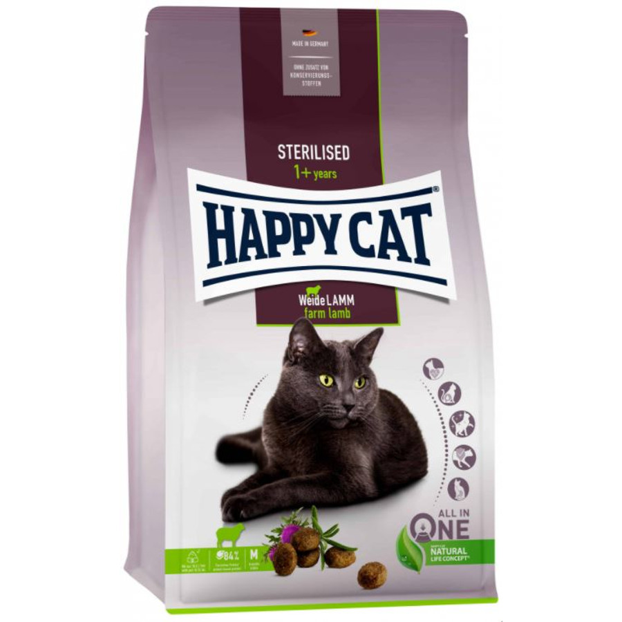 Happy Cat - Bárányos táp Steril cicáknak 4 kg