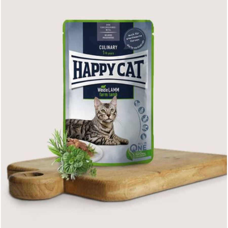 Happy Cat- Culinary Bárányos alutasak 24x85 g