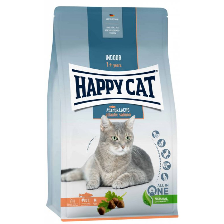 Happy Cat - Indoor Lazacos táp benti cicáknak 1,3 kg