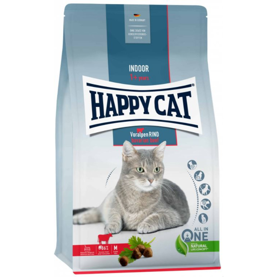 Happy Cat - Indoor Marha táp benti cicáknak 1,3 kg