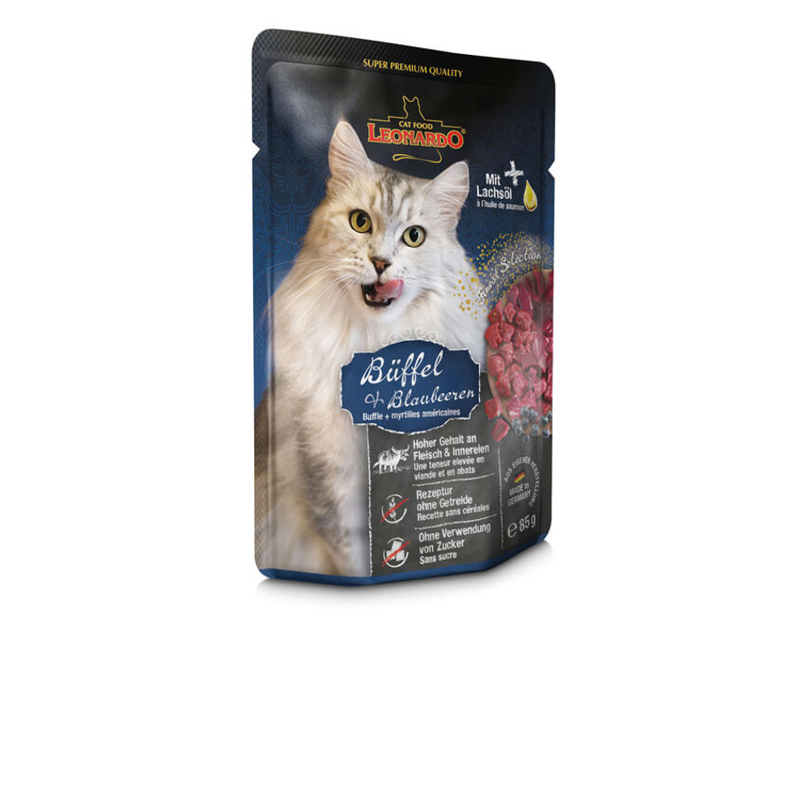 Leonardo bivaly áfonyával alutasak cicának 85 g Leonardo bivaly áfonyával alutasak cicának 85 g