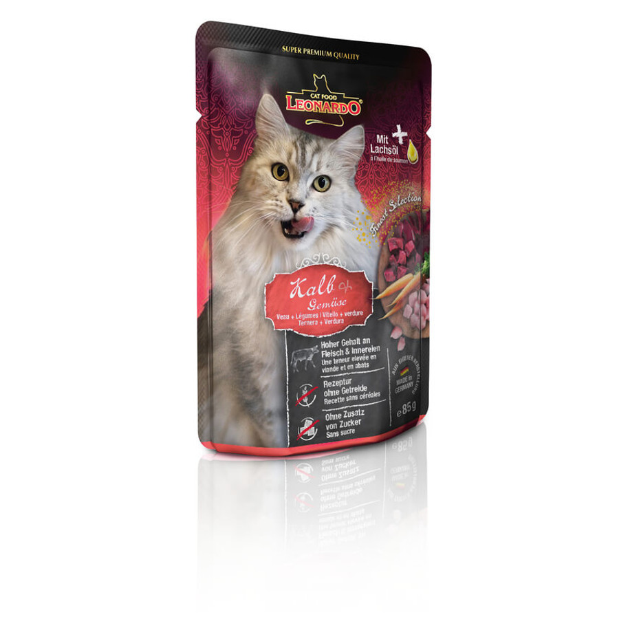 Leonardo borjúhús-zöldség alutasak cicának 85 gr Leonardo borjúhús-zöldség alutasak cicának 85 gr