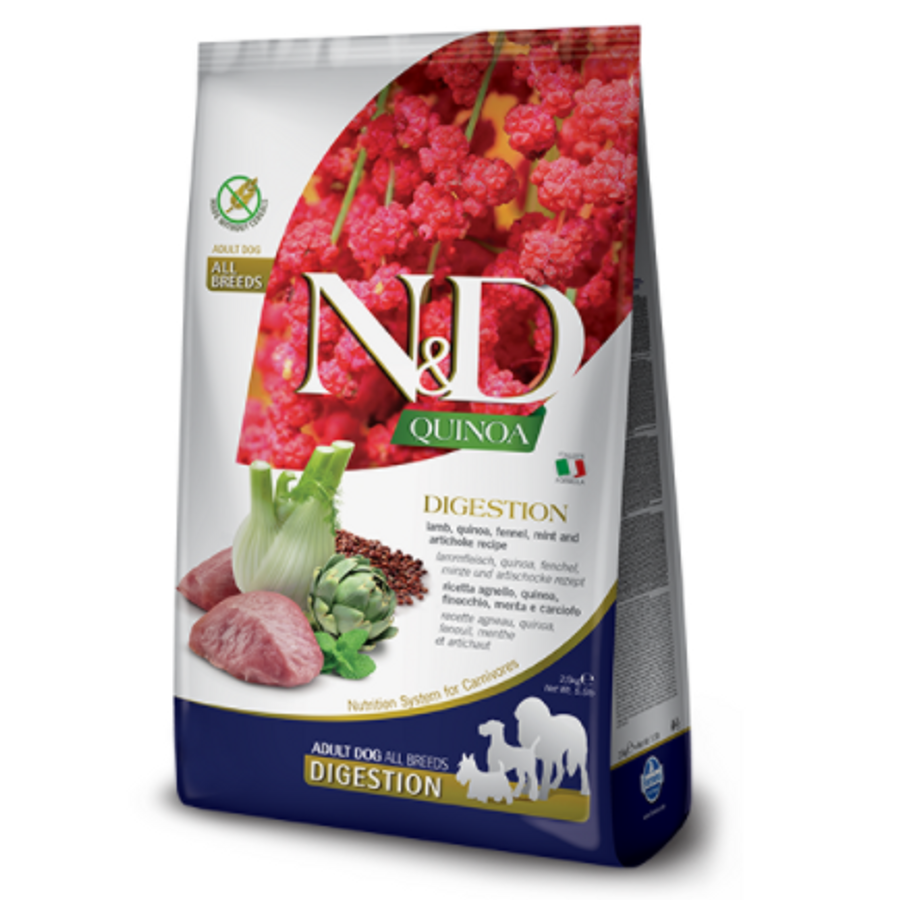 N&D Dog Quinoa - Bárányos emésztést támogató száraztáp kutyáknak 7 kg
