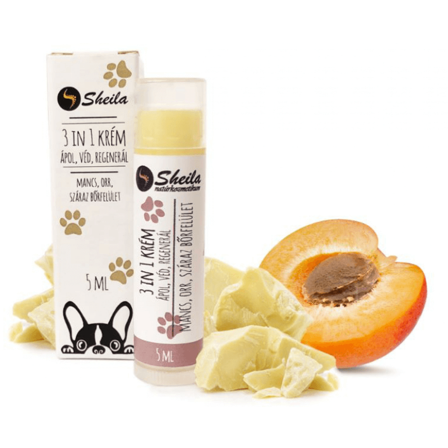 Sheila krém 3in1 ápoló stift kutyáknak 5 ml Sheila krém 3in1 ápoló stift kutyáknak 5 ml
