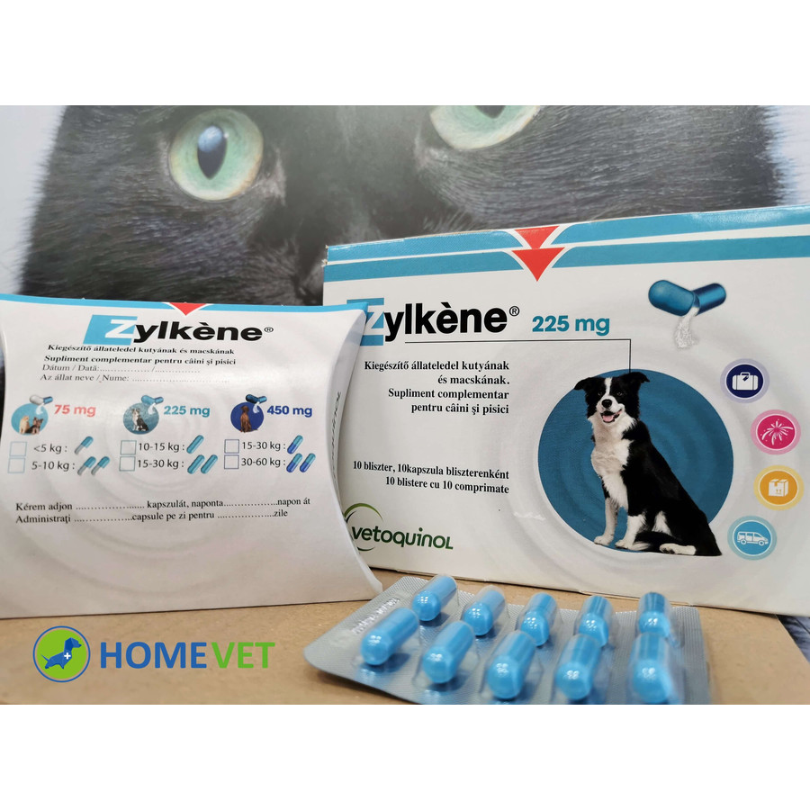Zylkéne 225 mg nyugtató kapszula 10 db Zylkéne 225 mg nyugtató kapszula 10 db