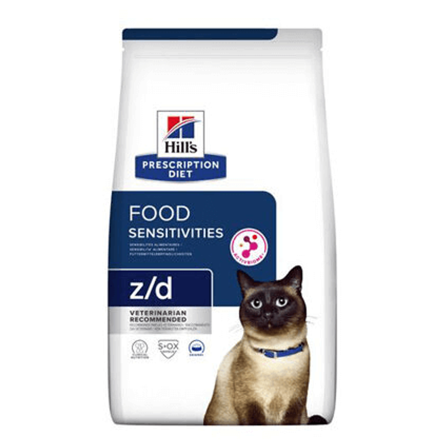 Hill's Prescription Diet - Z/D száraztáp Ételre Érzékeny macskának 1,5 kg