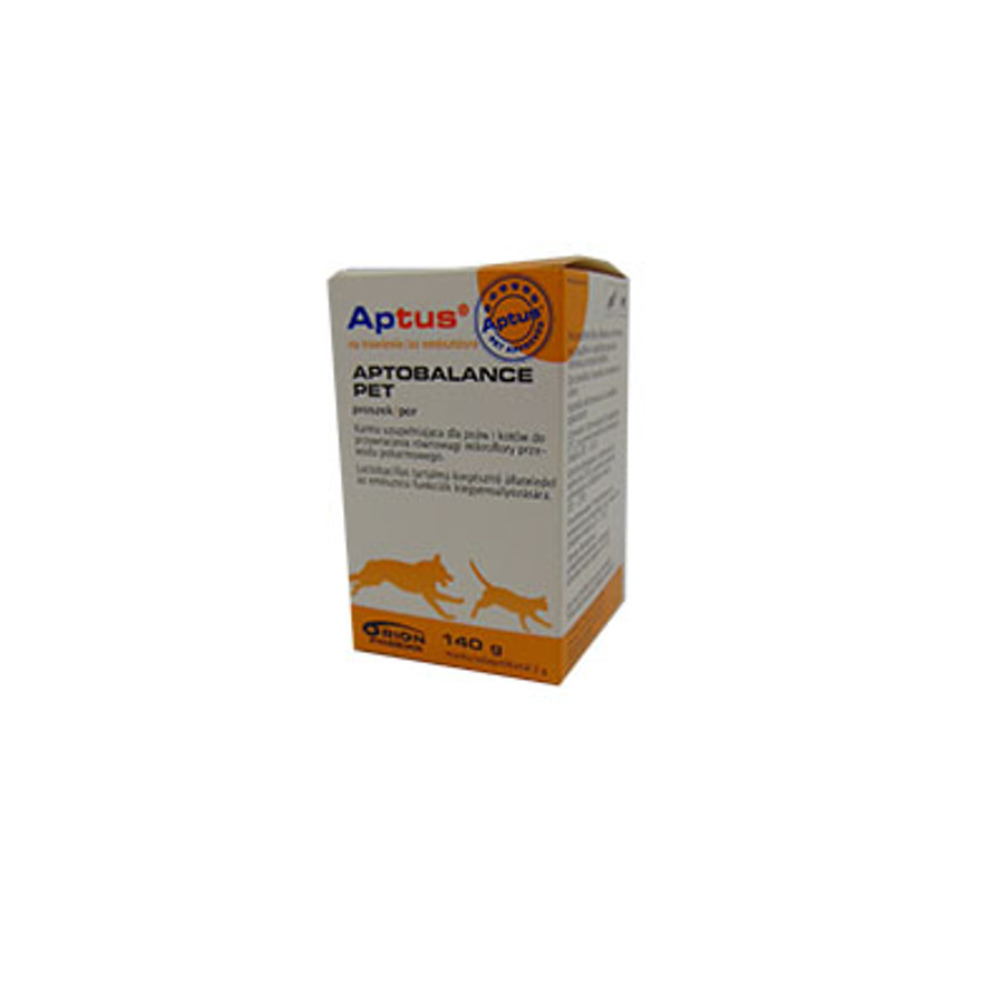 Aptus Aptobalance Pet 140 g - az emésztési funkciók kiegyensúlyozására Aptus Aptobalance Pet 140 g - az emésztési funkciók kiegyensúlyozására