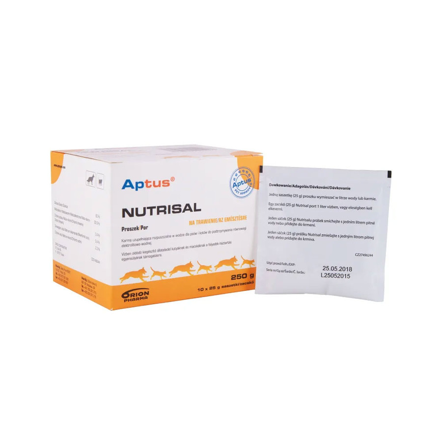 Aptus Nutrisal por 10x25g - izotóniás oldat Aptus Nutrisal por 10x25g - izotóniás oldat