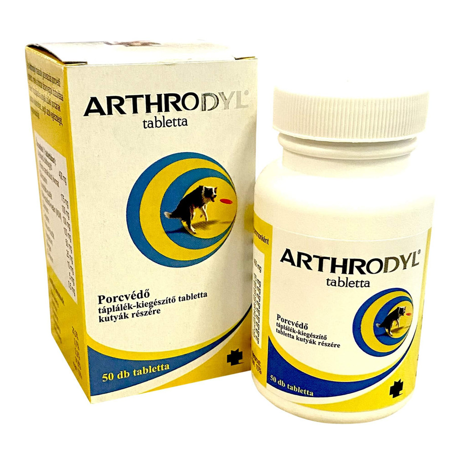 Arthrodyl porcvédő tabletta kutyáknak 50x Arthrodyl porcvédő tabletta kutyáknak 50x