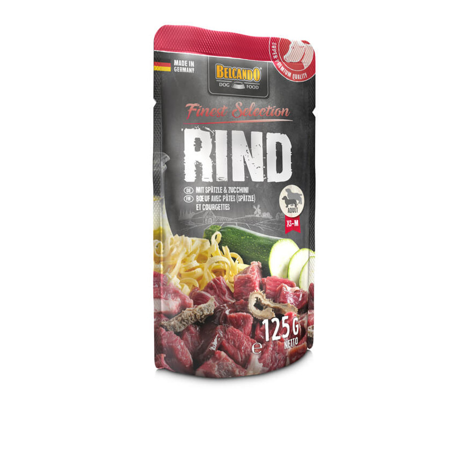 Belcando Marhahús Nokedlivel és Cukkínivel alutasak 125 g