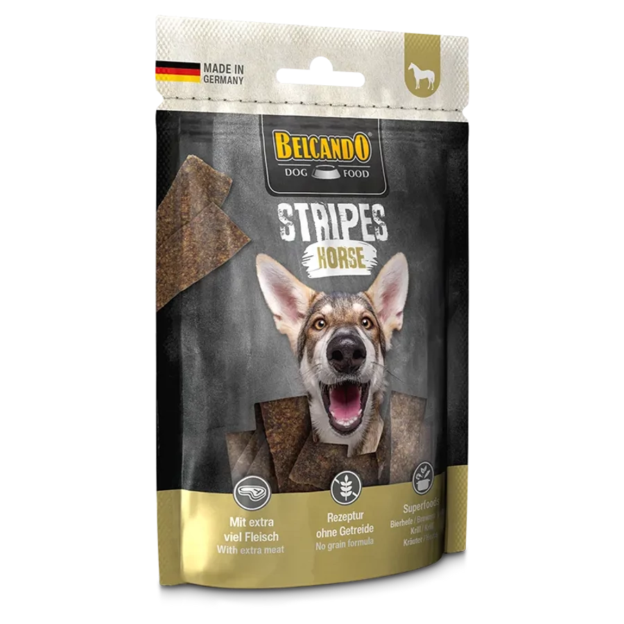 Belcando Stripes Horse - Jutalomfalat Ló 70g