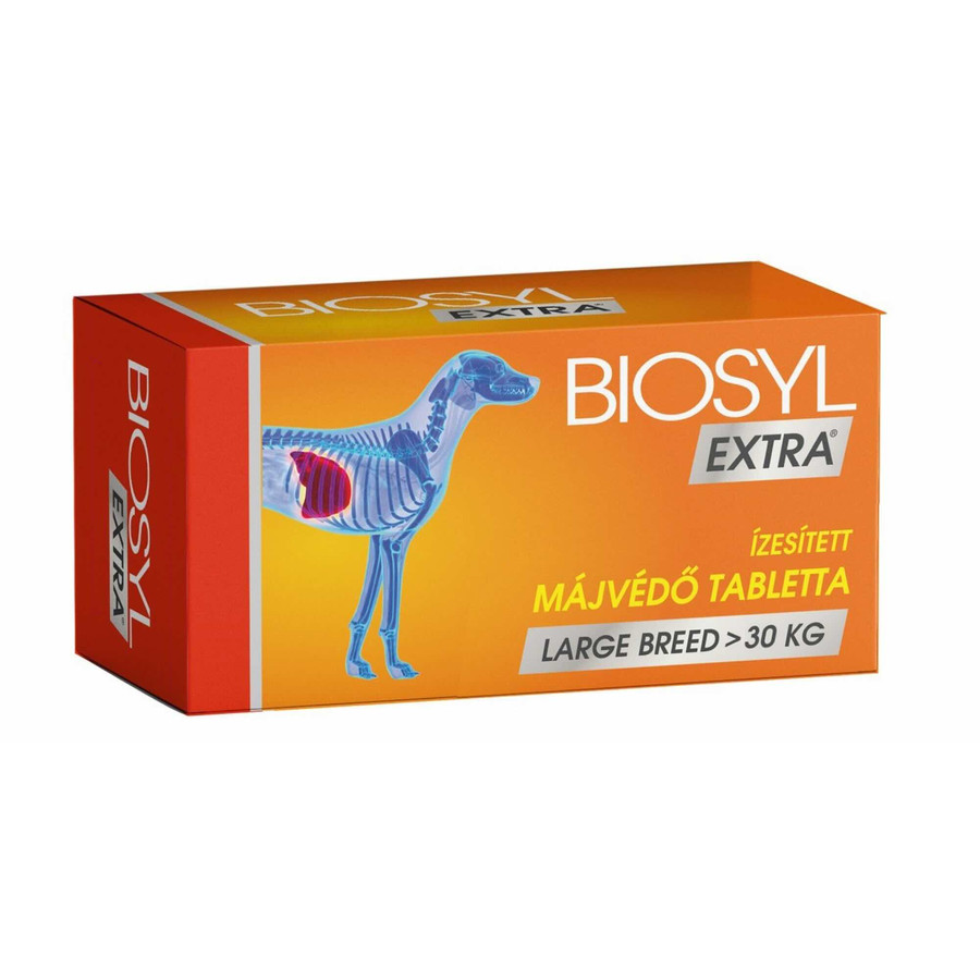 Biosyl Extra Ízesített Májvédő Tabletta - Large breed - nagy testű - kutya