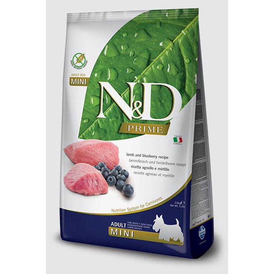 N&D Dog Prime bárány&áfonya adult mini 800g