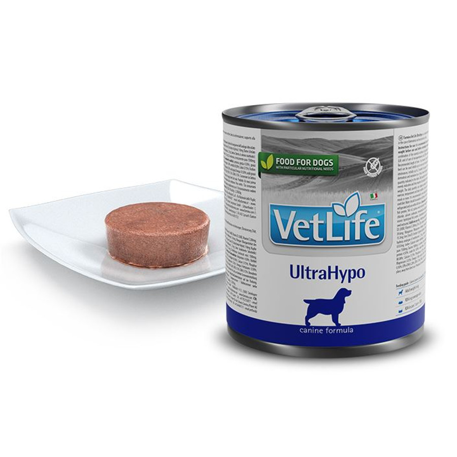VetLife Dog UltraHypo konzerv allergiás kutyának 300 g