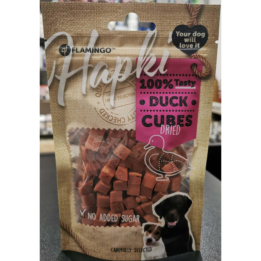 Flamingo Snack Kacsás Kockák Kutyáknak 85 g Flamingo Snack Kacsás Kockák Kutyáknak 85 g