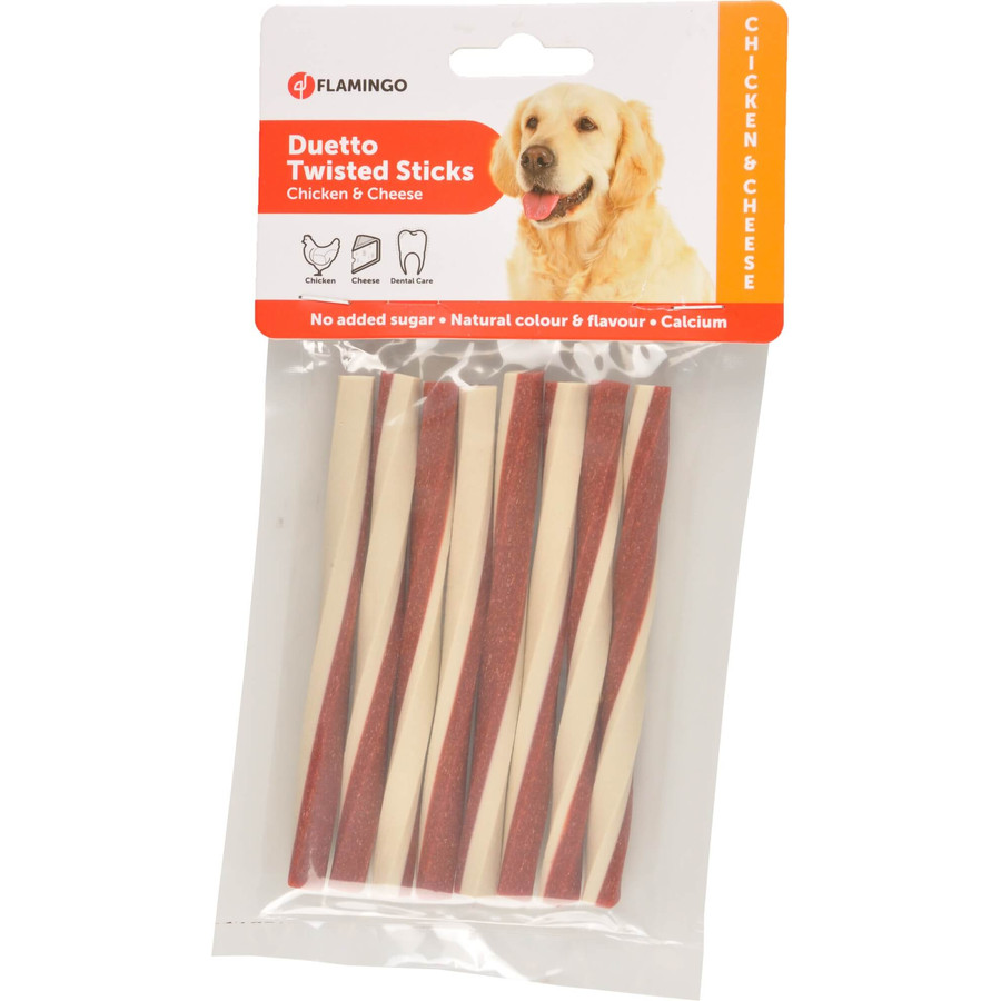 Flamingo Snack Duo Twist Csirke-Sajt 8 db 85 g