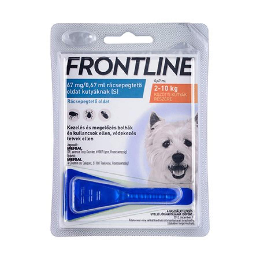 Frontline rácsepegtető oldat kutyáknak S 2-10 kg