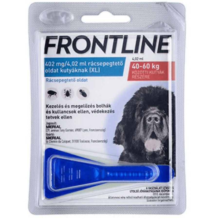 Frontline rácsepegtető oldat kutyáknak XL 40 kg felett