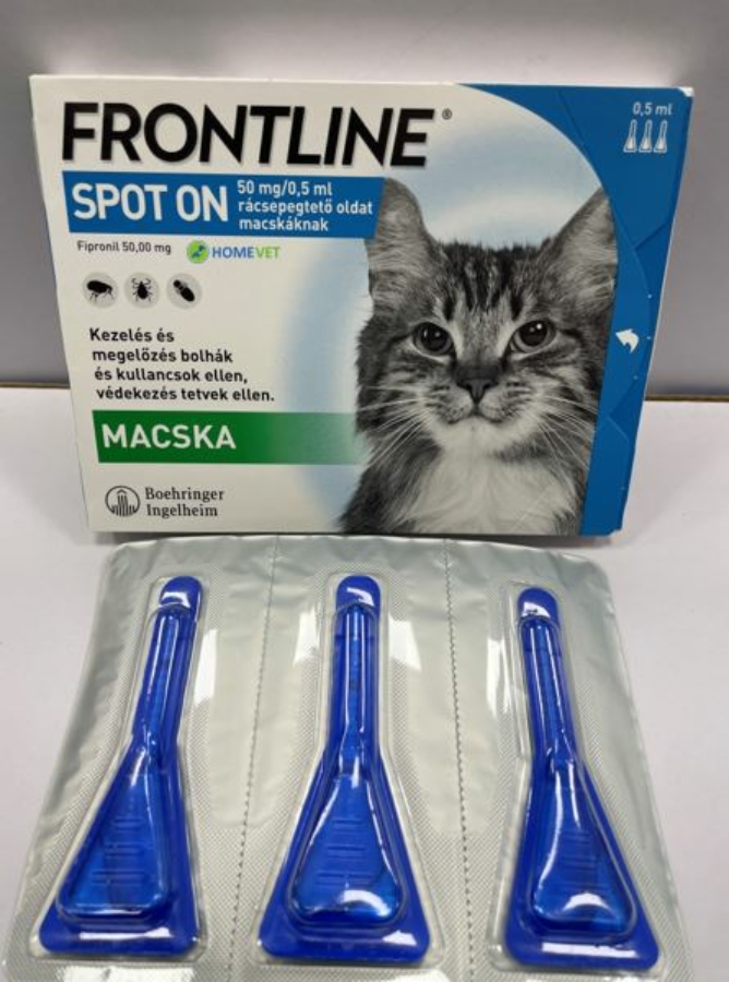 Frontline rácsepegtető oldat macskáknak 1 db pipetta
