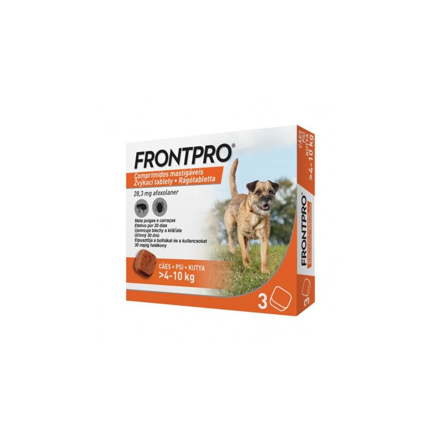 FrontPro Rágótabletta Kutya S 4-10KG 3X