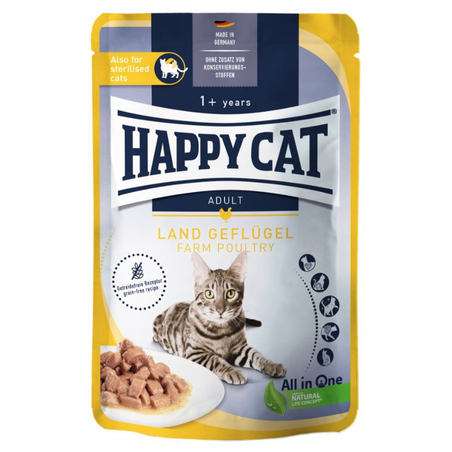 Happy Cat- Culinary Baromfihúsos alutasak 20x85 g