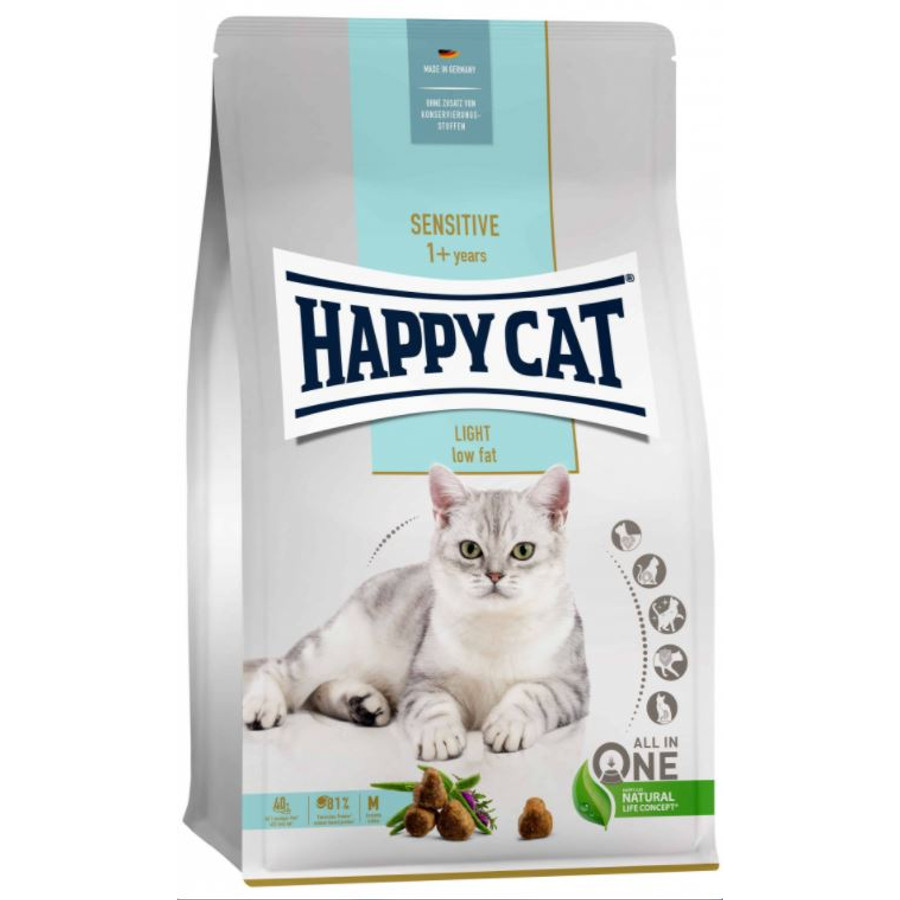 Happy Cat - Sensitive Light Zsírszegény macskatáp 300 g
