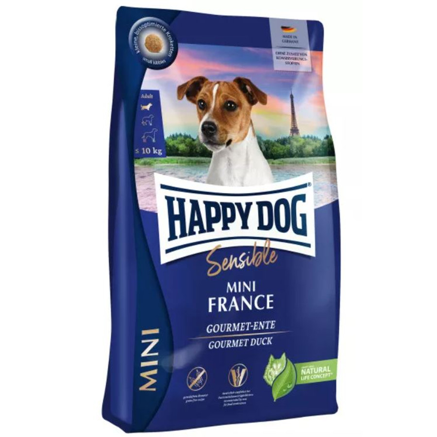 Happy Dog - Mini France Kacsahússal 800 g