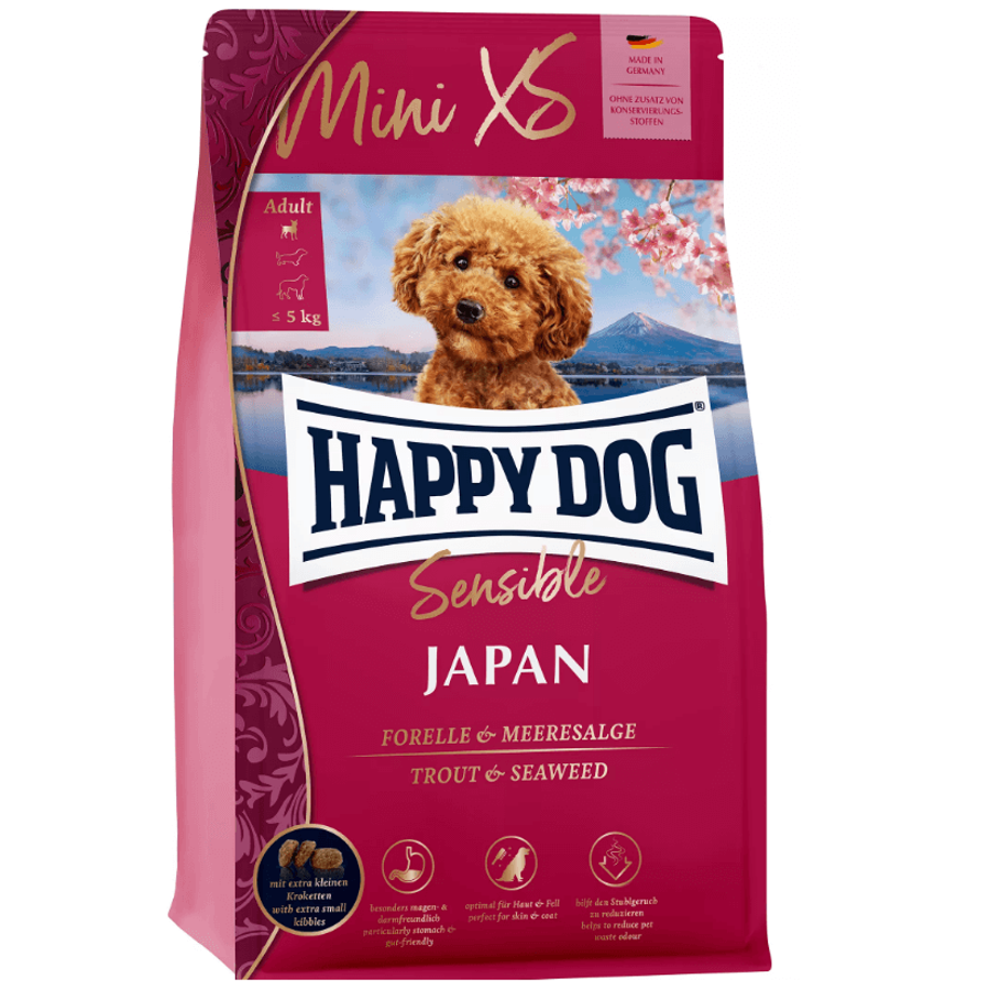 Happy Dog - Mini XS Japán Kistestű Kutyáknak 1,3 kg