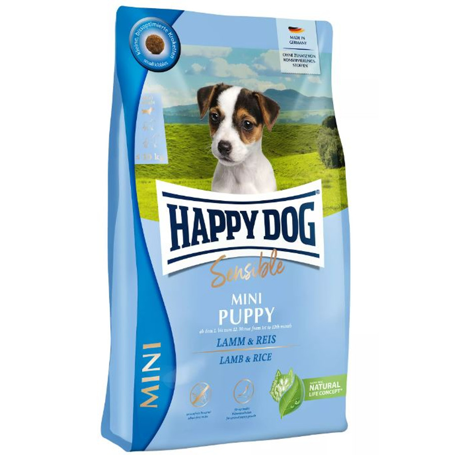 Happy Dog Mini Puppy Bárány Rizs 800 g