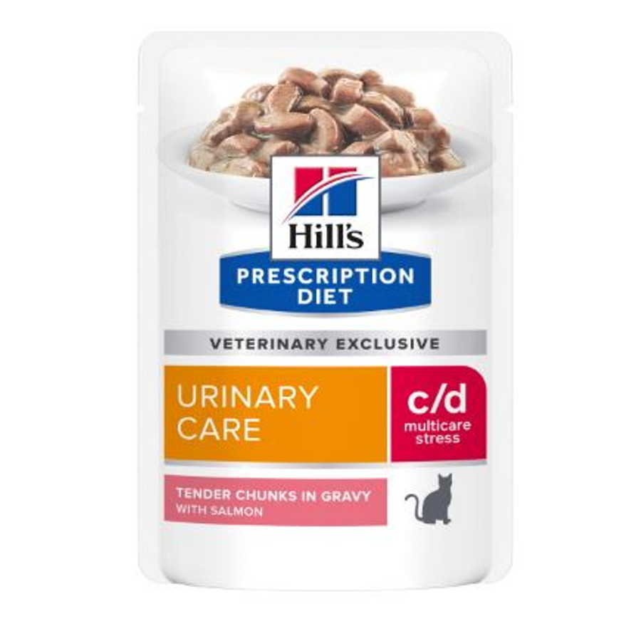 Hill's Prescription Diet - C/D Urinary Stress lazacos alutasak macskáknak 85 g