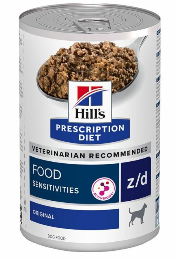 Hill's Prescription Diet - Z/D konzerv Ételallergiás kutyának 370 g