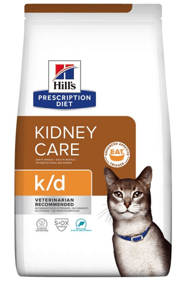 Hill's Prescription Diet - K/D Kidney Care tonhalas macskatáp 1,5 kg