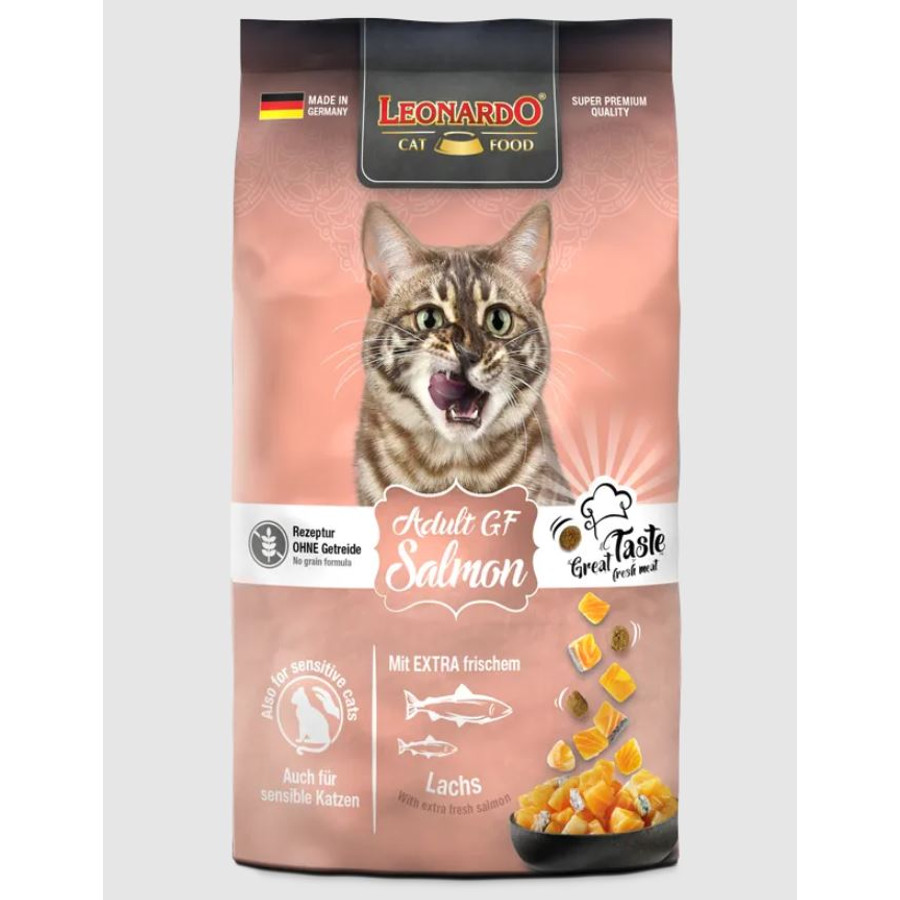 Leonardo macskatáp Gabonamentes Lazac 1,8 kg