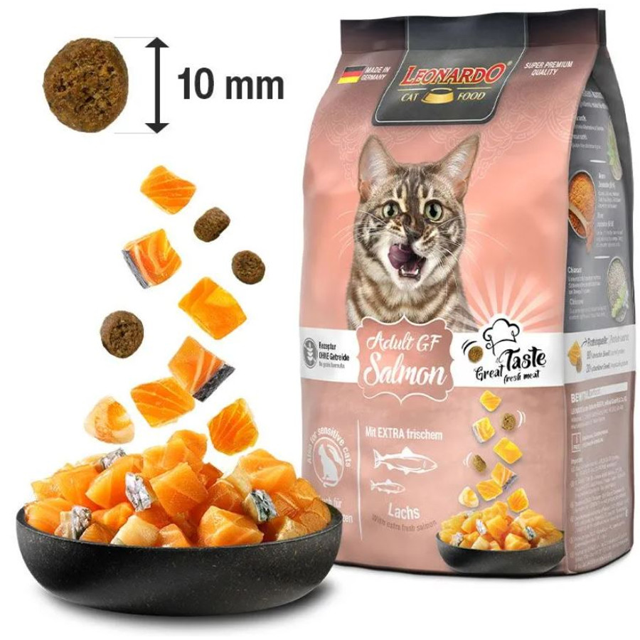 Leonardo macskatáp Gabonamentes Lazac 300 g