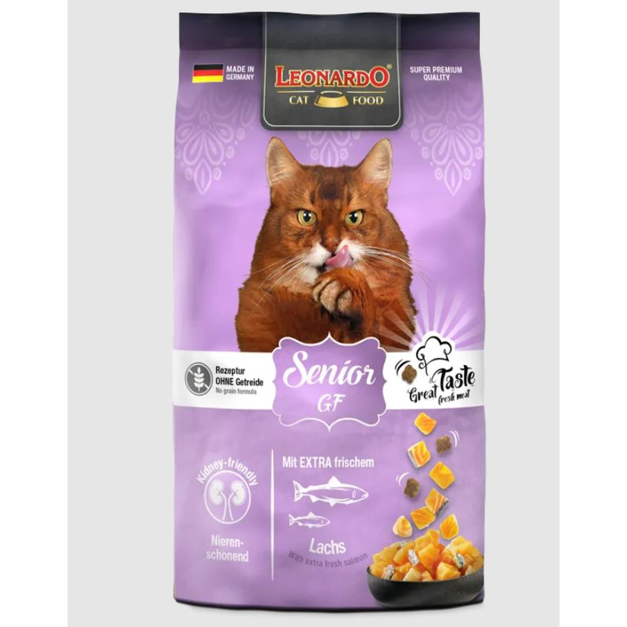 Leonardo Gabonamentes száraztáp Senior Macskának 300 g