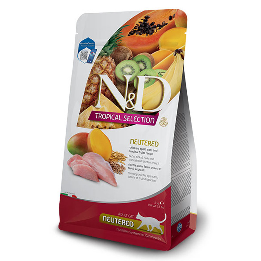 N&D Tropical Selection Cat Chicken Neutered Adult 300g