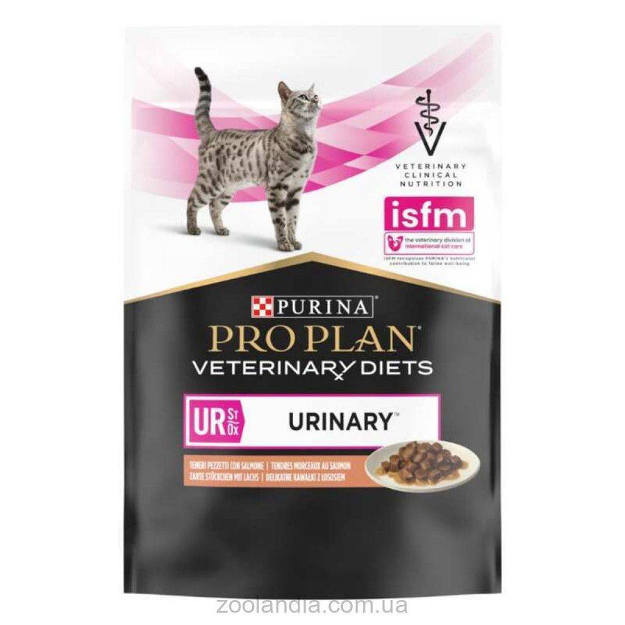 Purina Pro Plan Veterinary Diets UR ST/OX Urinary lazaccal alsó húgyúti problémákra nedves macskaeledel 85g Purina Pro Plan Veterinary Diets UR ST/OX Urinary lazaccal alsó húgyúti problémákra nedves macskaeledel 85g