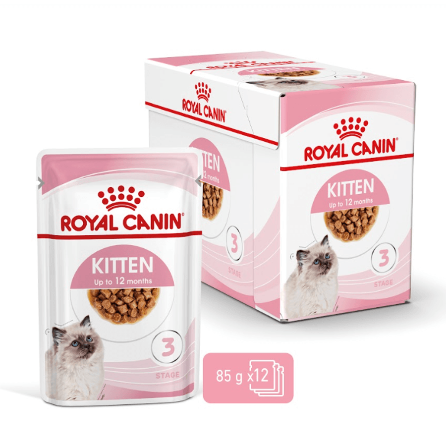 Royal Canin Kitten Gravy nedves alutasak Kölyök Macska 12x85 g